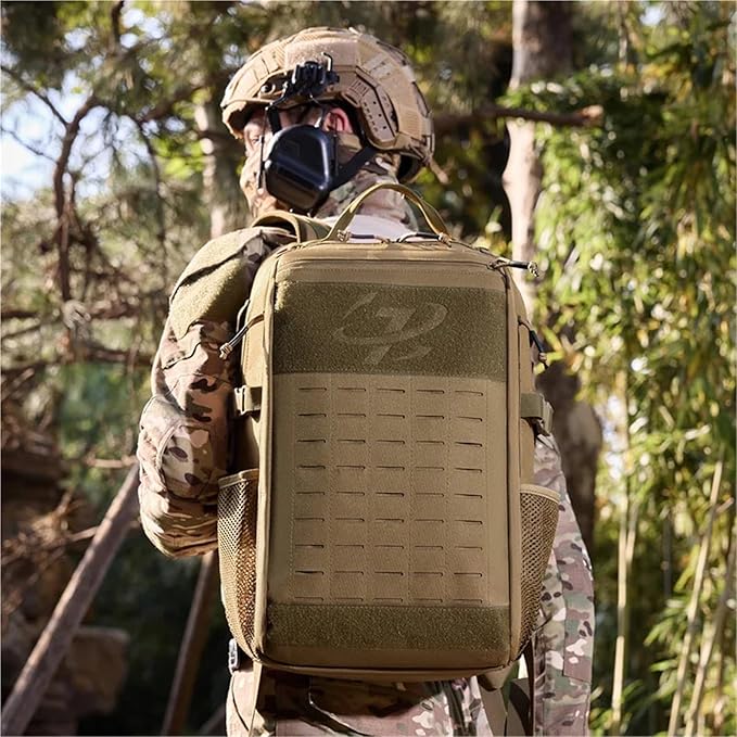 Climbing Backpack Outdoor Tactical Molle Bag Sports Camping Rucksack Multipurpose Hiking Fishing Hunting Mountaineering Backpack(BCP)
