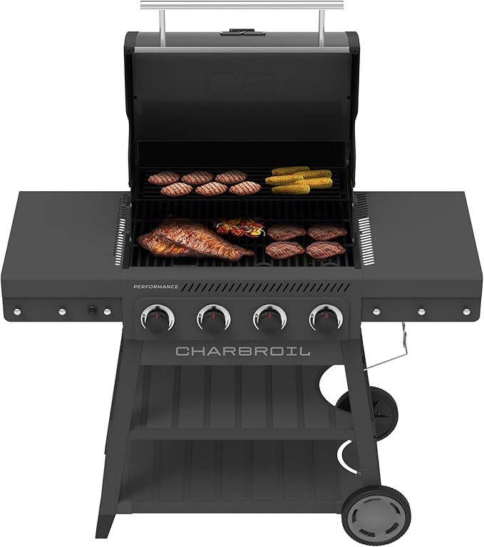 Charbroil Performance Series 4-Burner Gas Grill Cart Gray - 463253825