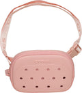 Crocs Classic Belt Waist Bag Customizable Fanny Pack Personalize with Jibbitz Charms Powder Pink One Size