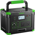 Portable Power Station 500W (Peak 1000W) 519Wh Solar Generator with 2x AC Outlets 60W USB-C PD Fast Charging 10-Port with Wireless Charger Pure Sine Wave Camping RV Travel Emergency Home Backup