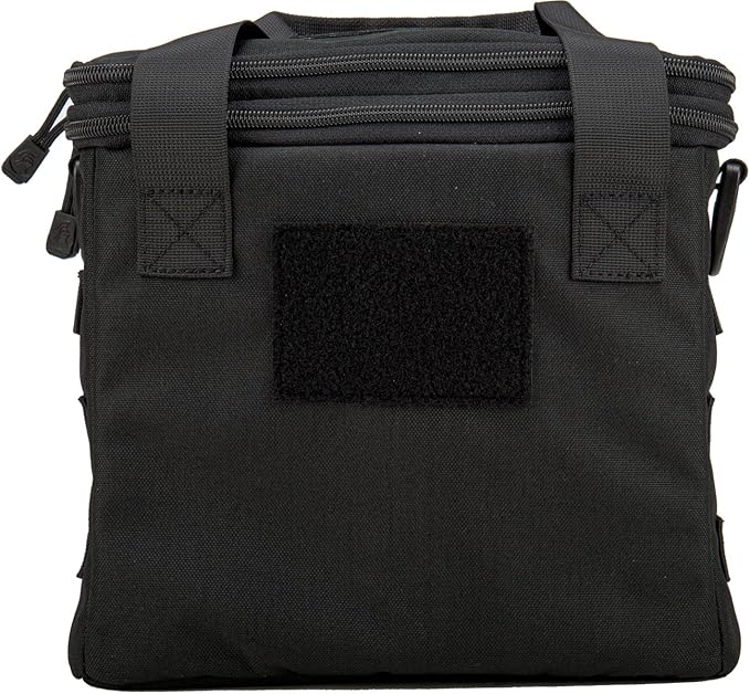Lancer Tactical Nylon Pistol Range Bag (Color: Black)