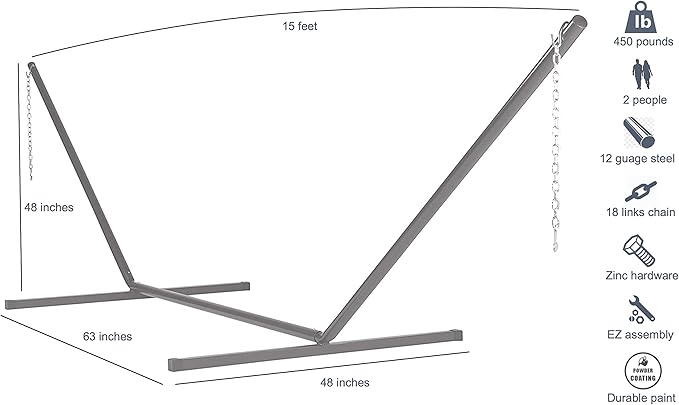 Jumbo and Metal Tribeam Stand (Olive)