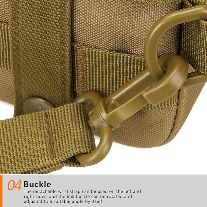 Tactical Compact EDC Pouch Small Molle Pouch Smartphone Pouch Tool Holster Pocket Gadget Waist Bag Pack Versatile Pouch for Camping Hiking Outdoor Gear