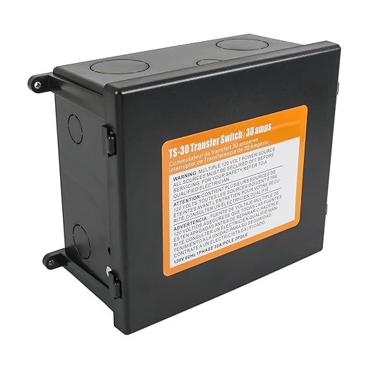 30 Amp Automatic Transfer Switch Rated 120VAC Applied to RV