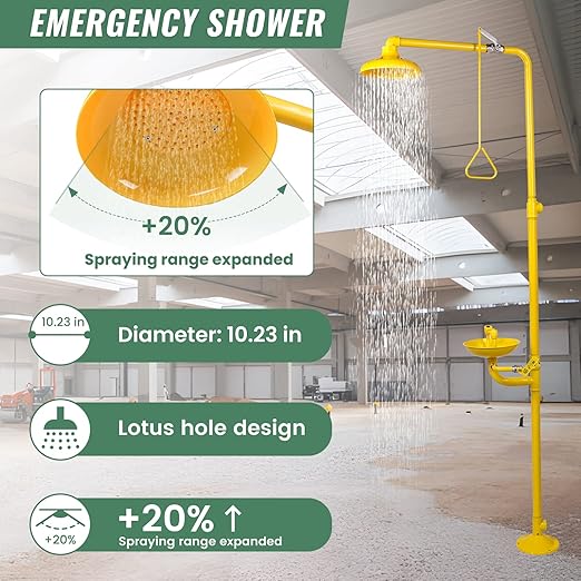 Huanyu Emergency Shower Station (Yellow)