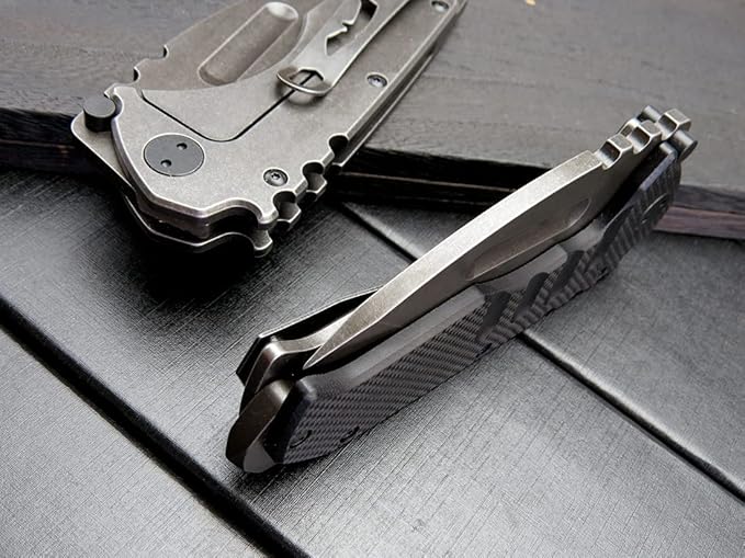 Gtkii Gtk137 Folding Knife D2 Steel Blade G10 &amp Steel Handle EDC Tool Knife for Outdoor Camping