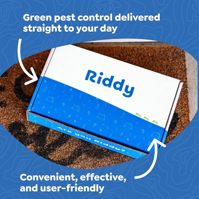 Riddy Pest ProKit Effective Against 100+ Bugs Includes Rechargeable Sprayer Traps Gloves &amp Tips Guide Long-Lasting Barrier for Unwanted Pests Professional-Grade Treatment Only for California