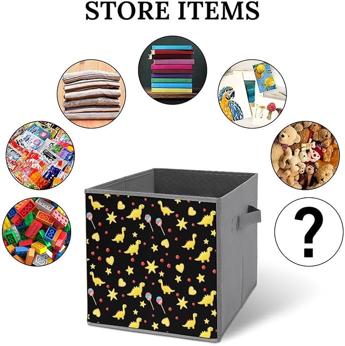 Clever Cube Storage Bins Chicken Nuggets Practical Organizer for Small Spaces Fashionable Storage Solution