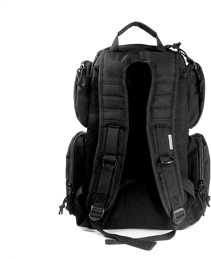 Tactical Shooting Range Backpack for Pistols HandgunsHeavy Duty Quality Gun Carrier Range Bag