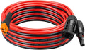 XRDS -RF 12AWG Solar to XT60i Extension Cable 20FT– Tinned Copper Heavy-Duty XT60i Female Wire for Solar Panel Battery and Power Station Low Resistance