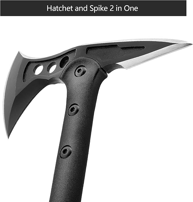 Hitdudu Camping Axe 2Pack Set Spike &amp Hammer Axe