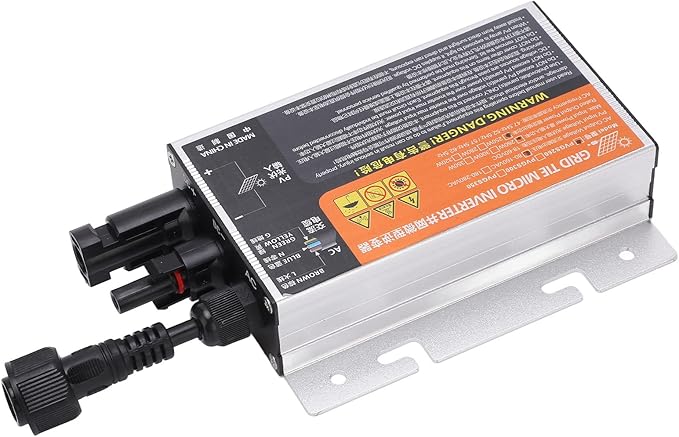 GLOGLOW Solar PV Micro Grid Tie Inverter 350W MPPT Converter with Islanding DC Power Point Tracking 50Hz AC Output Frequency for Solar Panel (PVGS-260W(18-60V) 110V)