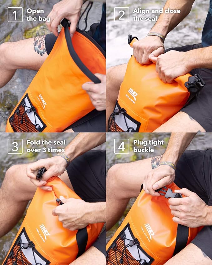 3D MAXpider Roll Top Dry Bag Backpack