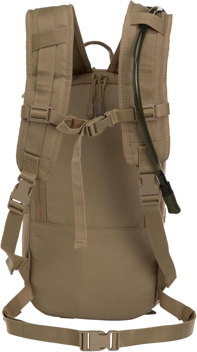 Surge Tactical Hydration Pack by Fieldline | Military Backpack with MOLLE System | Survival Bug Out Bag | 22L Storage Capacity + 3L Reservoir (Digital Sand)