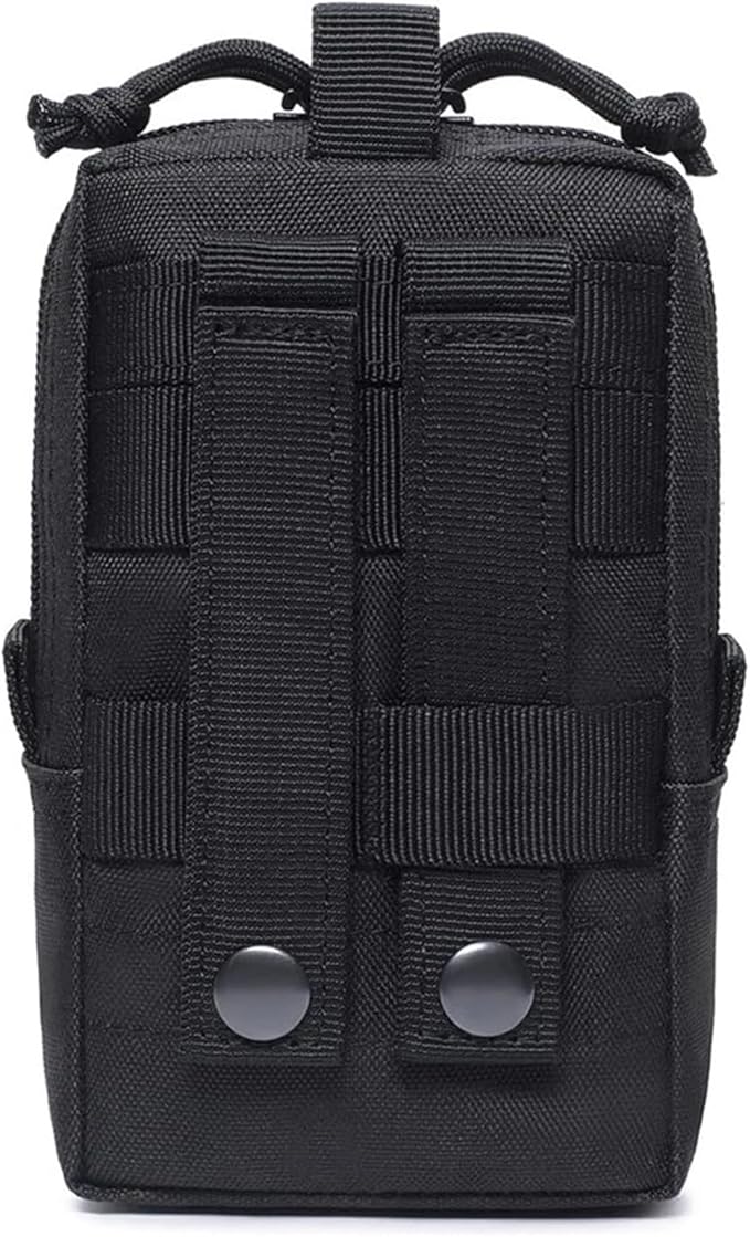 Tactical MOLLE Multifunction Nylon Everyday Carry Utility Organizer Phone Pouch Waist Bag for 5.5–6.7 in Smartphones