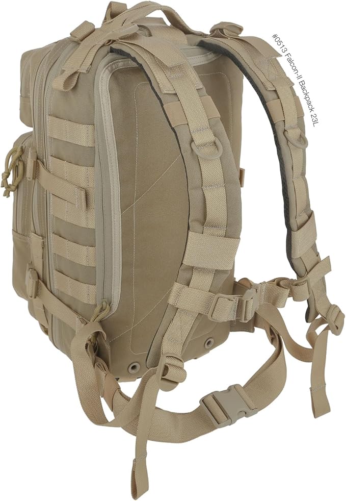MAXPEDITION Falcon-II Backpack 23L Tactical Backpack Survival Pack Bug Out Bag MOLLE Go Bag for EDC 0513