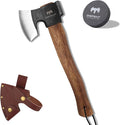 14.5 Hatchet Camping Axe Survival Axe with Sheath Bushcraft Hatchet with 1065 Carbon Steel and Beech Handle for Wood Chopping – Perfect for Outdoor Survival and Adventures