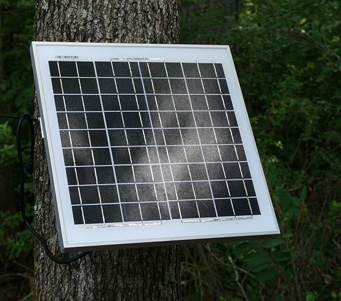 Spartan Camera Spartan Ghost GoLive Golive 2 Golive 2 or GoCam 2 (NOT GoCam) 15 inch 10W 12V Solar Panel Trail Camera Charger Package with Panel Bracket and Cable Connector