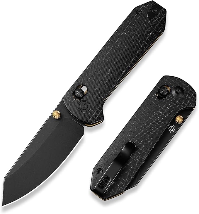 CIVIVI Yonder Folding Pocket Knife for EDC Crossbar Lock Knife with 2.88 14C28N Blade Micarta Handle Small Lightweight Knife Gifts for Men Women Camping Hiking Designed by Zac Whitmore C23073B-2
