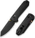 CIVIVI Yonder Folding Pocket Knife for EDC Crossbar Lock Knife with 2.88 14C28N Blade Micarta Handle Small Lightweight Knife Gifts for Men Women Camping Hiking Designed by Zac Whitmore C23073B-2
