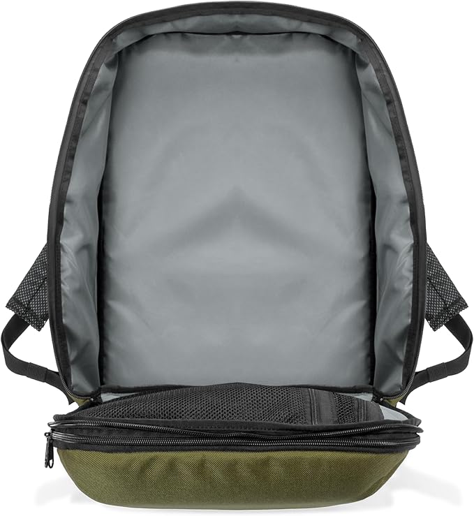 Xtreme Sight Line ~ Large Backpack ~ 16 Laptop Backpack with Removable Faraday Sleeve ~ Heavy-Duty Foam Padded &amp Multiple Large Compartments ~ 1000D Nylon/Spacer Mesh ~ OD Green