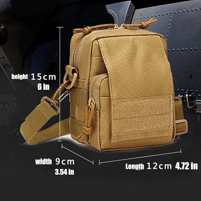 Outdoor Sports Hiking Sling Pack Camouflage Tactical Molle Shoulder Bag Crossbody Casual Pack Waist Pack