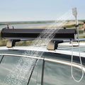 4.5/7.9 Gallon Pressurized Water Tank Camping ShowerUniversal Roof Rack Mountable Water Tank with Solar Heating &amp Detachable Nozzle for Outdoor ShowersWashing CarsHiking &amp Off-Road 18L