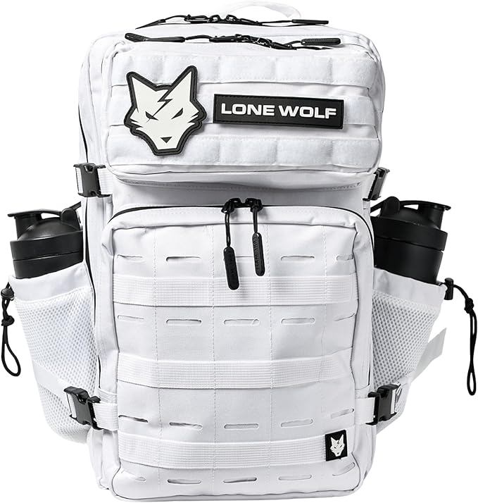 Lone Wolf Fitness Gen 3 Sports Backpack 35L White