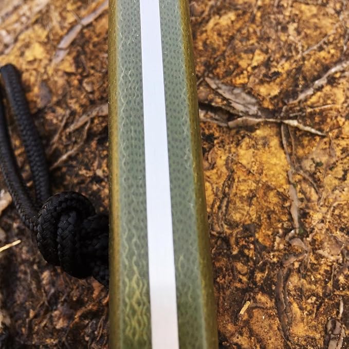 Watchman W229 EDC Fixed Blade Knife 14C28N Blade Steel Micarta Handle with Sheaths for Outdoor Activities Camping (Green)
