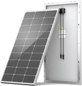 HQST 100W 12V Monocrystalline Solar Panel with Solar Connectors High Efficiency Module PV Power for Battery Charging Boat Caravan RV and Any Other Off Grid Applications