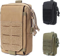 Tactical MOLLE Multifunction Nylon Everyday Carry Utility Organizer Phone Pouch Waist Bag for 5.5–6.7 in Smartphones