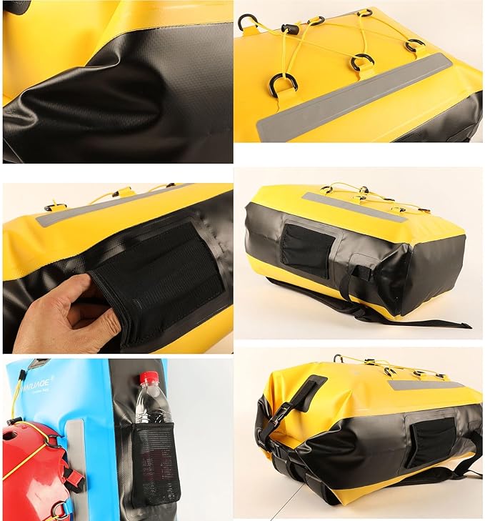 Dry Bag Backpack 30L with Meshes Pocket Adjustable Strap Dry Bag Water Proof Dry Bag Large Light Weight Dry Backpack