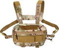 Men Running Chest Pack Lightweight Stylish Multi-function Gear Holder for Outdoor Activities Versatile Chest Bag for Hiking and Workouts Camouflage