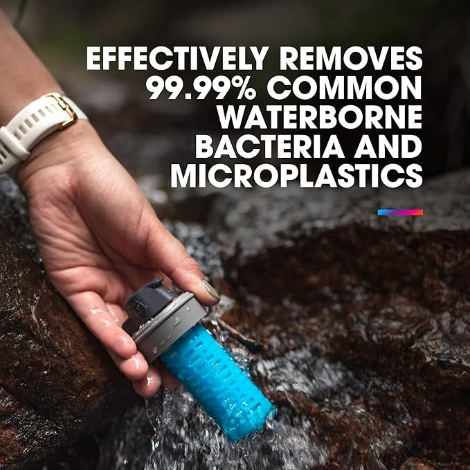 HydraPak 42mm Filter Cap - Water Filtration Accessory - Fast Flow - Perfect for Hiking Endurance Sports Camping Travel and Emergency Preparedness