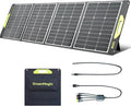 Greenmagic 120 Watt Portable Solar Panel Foldable 120W Solar Panel Charger 19V for Power Station Outdoor Camping RV Home IP67 Waterproof with an Adjustable Kickstand Case High 23% Efficiency