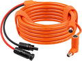 XRDS -RF Solar Panel to DC 8mm Adapter Cable 20FT Solar Connector to DC7909/8020 Male Plug Extension Cord 12AWG+14AWG Tinned Copper Wire Compatible with Portable Power Station