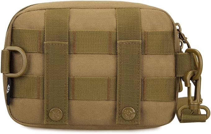 Tactical Compact EDC Pouch Small Molle Pouch Smartphone Pouch Tool Holster Pocket Gadget Waist Bag Pack Versatile Pouch for Camping Hiking Outdoor Gear