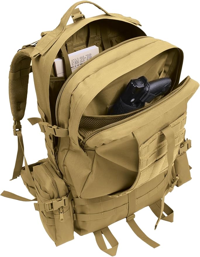 Rothco Global Assault Pack - Massive Storage MOLLE Backpack 25 x 14.5 x 10