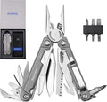 ROCKTOL Multitool Pliers EDC Multitool Pocket Knife VG10 Blade 27-in-1 Multi-tool with Titanium-plated Handle Precision Screwdriver Gut Hook for Hunting Backpacking Hiking Camping (Gen-R)