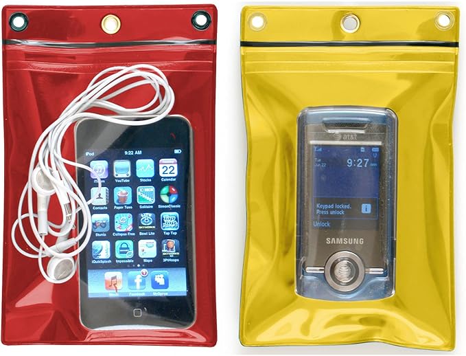 StoreSMART - Fisherman &amp Boating Wallet Set - 2 Plastic Zippered Wallets w/Lanyards 2 Plastic Folding Card Holders