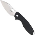 CRKT Pilar III Everyday Carry EDC Pocket Folding Knife with Frame Lock: Stainless Steel Plain Edge Blade G10 Handle Pocket Clip 5317