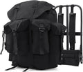 50L Military Alice Pack Army Survival Combat ALICE Rucksack Backpack for Men &amp Women for Camping Hiking Emergency Black