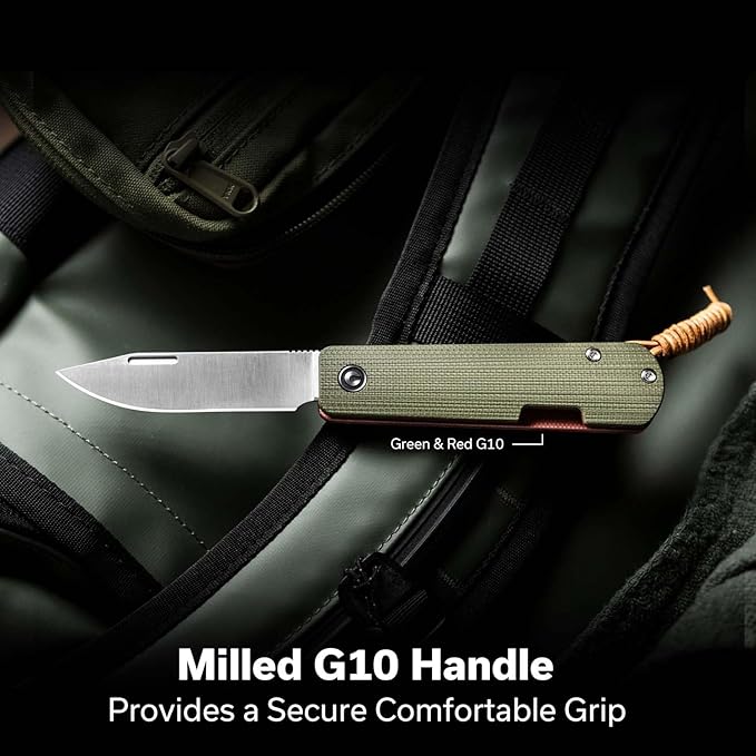 CIVIVI Slip Joint Pocket Knife Slippy Sendy Folding Knife for EDC Camping Daily Use Perfect Gifts for Men Women C24075B-1