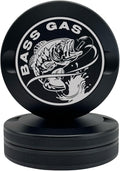Bass Gas | Metal Container for Zyn Premium Aluminum Can &amp Rugged Pouch Holder | Extra Capacity Knurled Grip &amp Used Pouch Storage | EDC (Black)