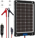 20W 12V Solar Panel Kit with Upgraded Controller for Car RV Motorcycle and Marine Applications