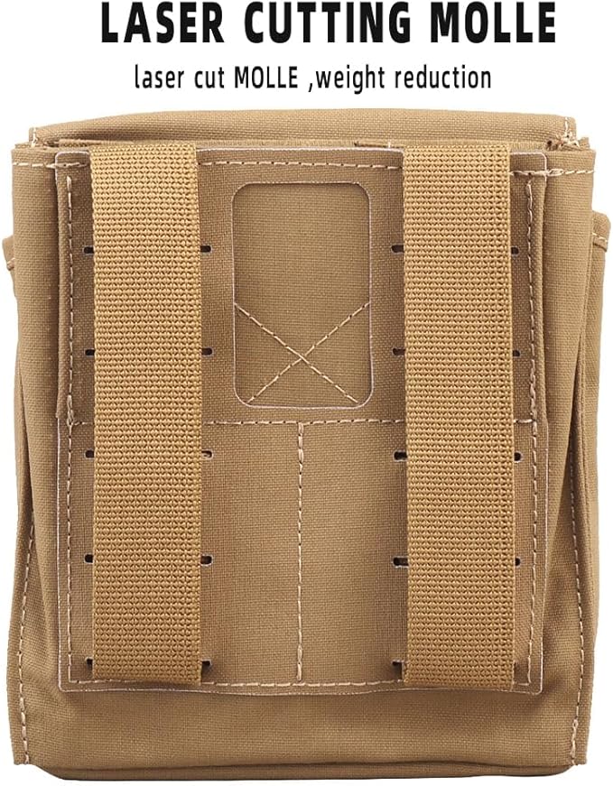 Tactical MOLLE 9MM/5.56 Mag PouchMultifunctional Groceries Pouch Military Utility Waist Bag Mobile Phone Fanny Pack for Vest Belt