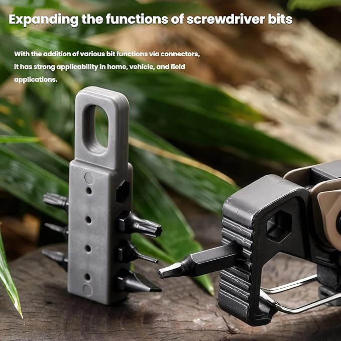 Multitool 25-in-1 Full-Size Lightweight EDC Camping Knives &amp Tools Multi-Purpose Pliers Folding Knife Outdoor Survival Gear Men Gift Ideas Gifts for Hunters Men who have Everything(Mist Bl