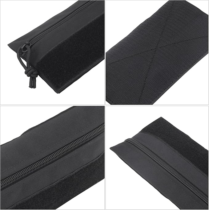 Qavctw Tactical Admin Tool Storage with Hook and Loop Hanging Pouch Accessory for Backpack Tactical First Aid Pouch Quick-Release EMT Medical Pouch Blow Out Kit Bag with MOLLE and Belt Loop IFAK Pouc
