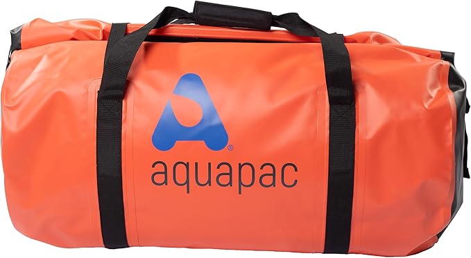 Aquapac Waterproof Duffel Bag 40 litres Orange IPX 6 Ideal for Watersports and Travel Keeps Kit and Equipment Dry