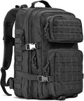 Genérico Compatible For 45L Tactical Backpacks Assault Pack 3 Day Bag Hiking Treeking Rucksack Fitness Camping(Black B)